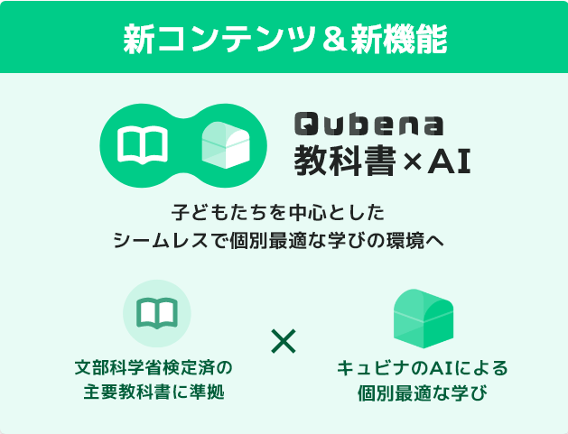 AI型教材 - Qubena（キュビナ）／株式会社COMPASS - 学習eポータル＋AI 