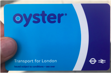 イギリスの地下鉄のICカード”Oyster”